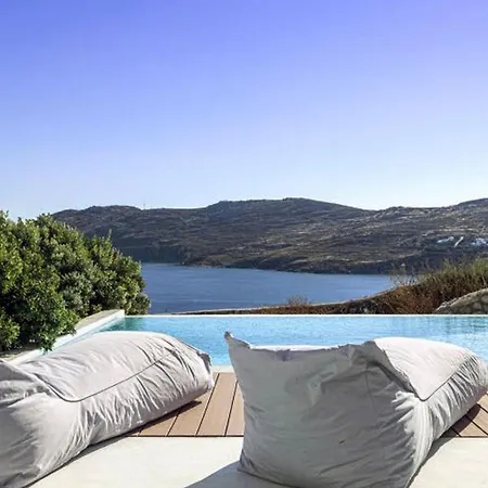 Extravagant Mykonos - Kaloway - 4 Bedrooms - Stunning Sea Views - Kalo Livadi Villa *