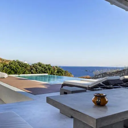 Extravagant Mykonos - Kaloway - 4 Bedrooms - Stunning Sea Views - Kalo Livadi Villa *